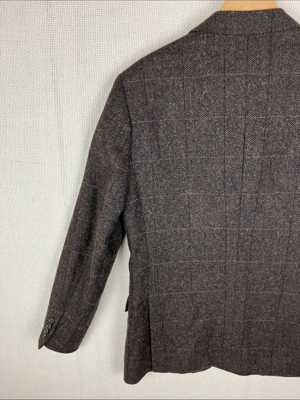 J Crew Ludlow Blazer Herringbone Tweed Moon Sport Coat Jacket English Wool - Picture 6 of 15